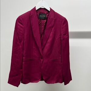 Massimo Dutti Fuschia Blazer